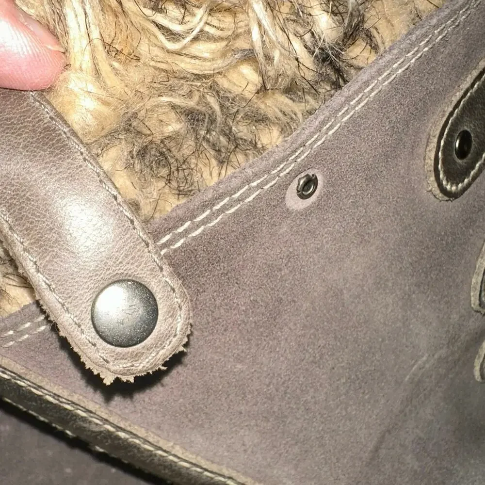 Sorel Joan of Arctic Waterproof Winter Boots Quarry‎ & Black Size 6